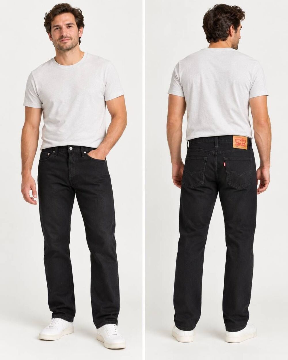 Levi’s 505 Regular Men’s Jeans 32x34 Black Straight Leg NWT